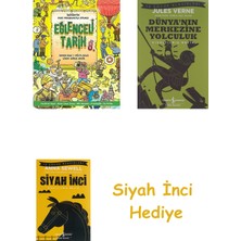 Doğan Egmont Yayıncılık Eğlenceli Tarih 8. Sınıf + Dünyanın Merkezine Yolculuk + Siyah Inci Hediye