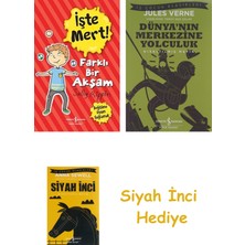 İş Bankası Kültür Yayınları Işte Mert! Farklı Bir Yaşam + Dünyanın Merkezine Yolculuk + Siyah Inci Hediye
