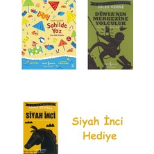 İş Bankası Kültür Yayınları Hadi Gezelim - Sahilde Yaz: Ara-Bul Kitabı + Dünyanın Merkezine Yolculuk + Siyah Inci Hediye