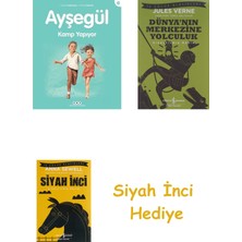 Yapı Kredi Yayınları Ayşegül - Kamp Yapıyor + Dünyanın Merkezine Yolculuk + Siyah Inci Hediye