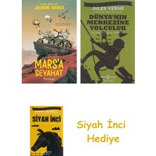 Domingo Yayınevi Mars'a Seyahat (Yılın En Iyi Çocuk Kitabı - Amerikan Kütüphane Derneği) + Dünyanın Merkezine Yolculuk + Siyah Inci Hediye