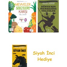 Domingo Yayınevi Meyveler Sebzelere Karşı + Dünyanın Merkezine Yolculuk + Siyah Inci Hediye