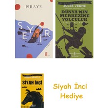 Mona Kitap Seyir + Dünyanın Merkezine Yolculuk + Siyah Inci Hediye
