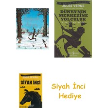 İş Bankası Kültür Yayınları Değnek Adam + Dünyanın Merkezine Yolculuk + Siyah Inci Hediye
