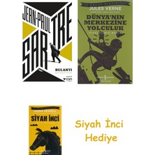 Can Yayınları Bulantı + Dünyanın Merkezine Yolculuk + Siyah Inci Hediye