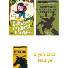 Timaş Çocuk Dünyanın En Komik Hayvanı + Dünyanın Merkezine Yolculuk + Siyah Inci Hediye