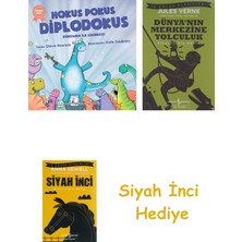 İndigo Kitap Hokus Pokus Diplodokus: Dünyanın Ilk Sihirbazı + Dünyanın Merkezine Yolculuk + Siyah Inci Hediye