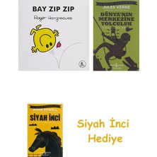 Doğan Egmont Yayıncılık Bay Zıp Zıp + Dünyanın Merkezine Yolculuk + Siyah Inci Hediye