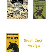 Marmara Çizgi Wonderland Cilt - 1 + Dünyanın Merkezine Yolculuk + Siyah Inci Hediye