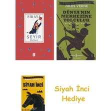 Mona Kitap Seyir Defteri + Dünyanın Merkezine Yolculuk + Siyah Inci Hediye