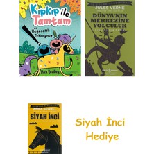 Domingo Yayınevi Kıpkıp ile Tamtam ve Heyecanlı Tekboynuz - 2 + Dünyanın Merkezine Yolculuk + Siyah Inci Hediye