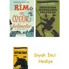 Domingo Yayınevi Rim ve Özgür Kelimeler + Dünyanın Merkezine Yolculuk + Siyah Inci Hediye