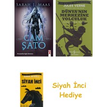 Dex Kitap Cam Şato (Ciltli): Savaşmadan Özgür Olmazsın. + Dünyanın Merkezine Yolculuk + Siyah Inci Hediye