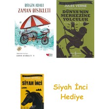 Can Çocuk Yayınları Zaman Bisikleti: Zaman Bisikleti 1 + Dünyanın Merkezine Yolculuk + Siyah Inci Hediye