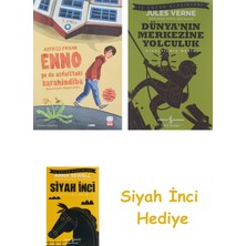 Kırmızı Kedi Enno Ya Da Asfalttaki Karahindiba: 2017 Zürih Çocuk Kitabı Ödülü + Dünyanın Merkezine Yolculuk + Siyah Inci Hediye