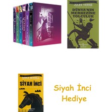 Artemis Yayınları Ay Günlükleri Serisi Özel Kutulu Set + Dünyanın Merkezine Yolculuk + Siyah Inci Hediye