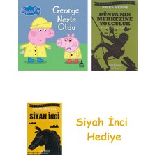Doğan Çocuk Peppa Pig George Nezle Oldu + Dünyanın Merkezine Yolculuk + Siyah Inci Hediye