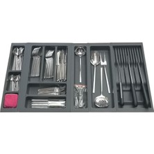 PremiumPort Çekmece Içi Kaşıklık ve Bıçaklık, 84X48 Cm, Yandan ve Boydan Kesilebilir