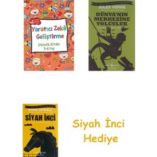 Olimpos Yayınları Yaratıcı Zeka Geliştirme - Etkinlik Kitabı (5-6 Yaş) + Dünyanın Merkezine Yolculuk + Siyah Inci Hediye