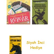 İndigo Kitap Dünyanın En Tembel Atı: Rüzgar + Dünyanın Merkezine Yolculuk + Siyah Inci Hediye