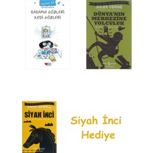 Can Çocuk Yayınları Babamın Gözleri Kedi Gözleri + Dünyanın Merkezine Yolculuk + Siyah Inci Hediye