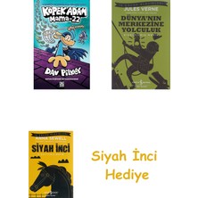 Altın Kitaplar Köpek Adam 8 - Mama 22 + Dünyanın Merkezine Yolculuk + Siyah Inci Hediye