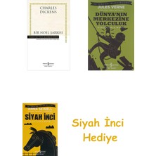 İş Bankası Kültür Yayınları Bir Noel Şarkısı + Dünyanın Merkezine Yolculuk + Siyah Inci Hediye