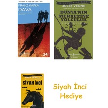 İş Bankası Kültür Yayınları Dava: Modern Klasikler Serisi + Dünyanın Merkezine Yolculuk + Siyah Inci Hediye
