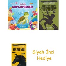 İş Bankası Kültür Yayınları Küçük Kaplumbağa: Doğanın Eşsiz Hikayeleri 10 + Dünyanın Merkezine Yolculuk + Siyah Inci Hediye