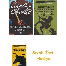 Altın Kitaplar Roger Ackroyd Cinayeti + Dünyanın Merkezine Yolculuk + Siyah Inci Hediye