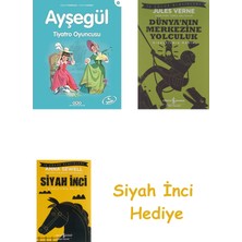 Yapı Kredi Yayınları Ayşegül - Tiyatro Oyuncusu + Dünyanın Merkezine Yolculuk + Siyah Inci Hediye