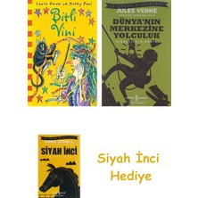 İş Bankası Kültür Yayınları Bitli Vini + Dünyanın Merkezine Yolculuk + Siyah Inci Hediye