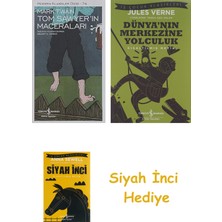 İş Bankası Kültür Yayınları Tom Sawyer'in Maceraları: Modern Klasikler Dizisi - 74 + Dünyanın Merkezine Yolculuk + Siyah Inci Hediye