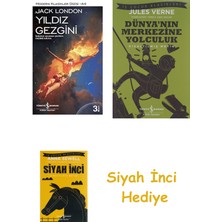 İş Bankası Kültür Yayınları Yıldız Gezgini: Modern Klasikler Serisi + Dünyanın Merkezine Yolculuk + Siyah Inci Hediye