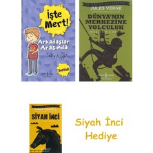 İş Bankası Kültür Yayınları Işte Mert! - Arkadaşlar Arasında - Dostluk (Kapak Değişebilir) + Dünyanın Merkezine Yolculuk + Siyah Inci Hediye