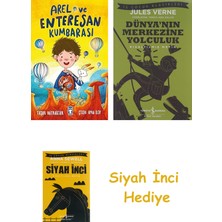 Timaş Çocuk Arel ve Enteresan Kumbarası + Dünyanın Merkezine Yolculuk + Siyah Inci Hediye