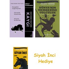 Destek Yayınları Kaygı: Kendi Kendine Terapi Serisi + Dünyanın Merkezine Yolculuk + Siyah Inci Hediye