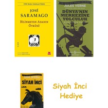 Kırmızı Kedi Bilinmeyen Adanın Öyküsü: 1998 Nobel Edebiyat Ödülü + Dünyanın Merkezine Yolculuk + Siyah Inci Hediye