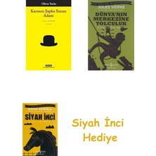 Yapı Kredi Yayınları Karısını Şapka Sanan Adam + Dünyanın Merkezine Yolculuk + Siyah Inci Hediye