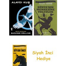Dex Kitap Alaycı Kuş: Açlık Oyunları 3 + Dünyanın Merkezine Yolculuk + Siyah Inci Hediye