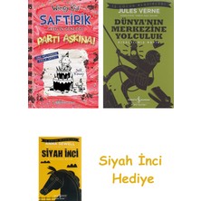 Epsilon Yayınevi Saftirik Greg'in Günlüğü 20 - Parti Aşkına! + Dünyanın Merkezine Yolculuk + Siyah Inci Hediye