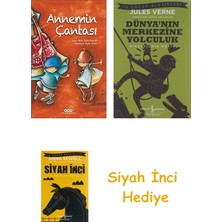 Yapı Kredi Yayınları Annemin Çantası (Karton Kapak) + Dünyanın Merkezine Yolculuk + Siyah Inci Hediye