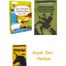 Timaş Çocuk Ilk Okuma Kitaplarım (10 Kitap Takım): 1.sınıf + Dünyanın Merkezine Yolculuk + Siyah Inci Hediye