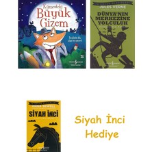 İş Bankası Kültür Yayınları Kümesteki Büyük Gizem: Tavuklarla Dolu Çılgın Bir Macera! + Dünyanın Merkezine Yolculuk + Siyah Inci Hediye