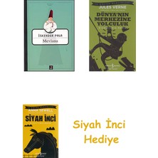 Kapı Yayınları Mevlana: Bütün Eserleri 36 + Dünyanın Merkezine Yolculuk + Siyah Inci Hediye