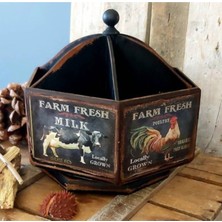 PremiumPort Siyah Country Mutfak Kaşıklık, Şık ve Fonksiyonel Tasarım