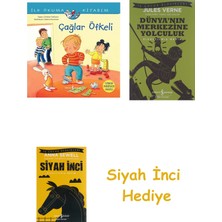 İş Bankası Kültür Yayınları Çağlar Öfkeli - Ilk Okuma Kitabım + Dünyanın Merkezine Yolculuk + Siyah Inci Hediye