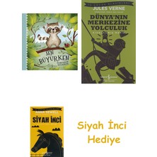 İş Bankası Kültür Yayınları Sen Büyürken - Bir Anne Yavrusunu Hayata Hazırlıyor + Dünyanın Merkezine Yolculuk + Siyah Inci Hediye