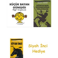 Doğan Egmont Yayıncılık Küçük Bayan Günışığı + Dünyanın Merkezine Yolculuk + Siyah Inci Hediye