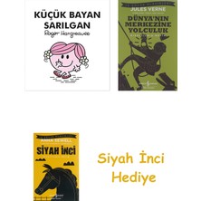 Doğan Egmont Yayıncılık Küçük Bayan Sarılgan + Dünyanın Merkezine Yolculuk + Siyah Inci Hediye